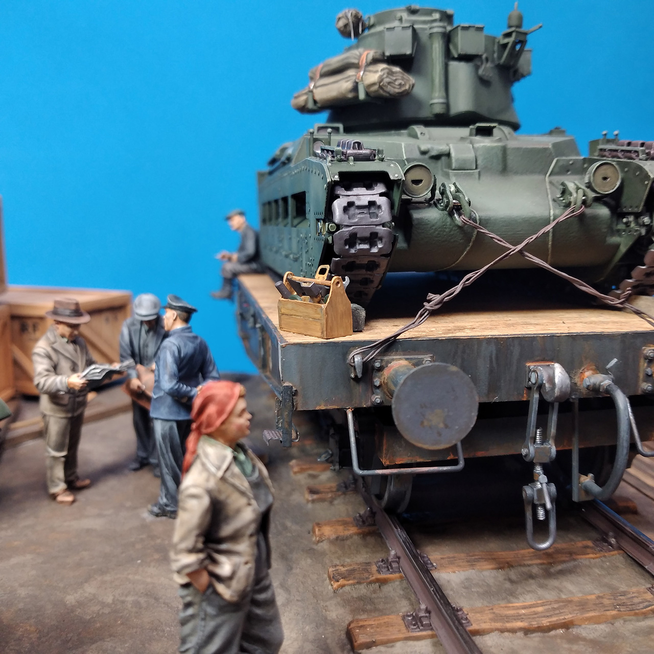 Диорамы и виньетки: Ленд-лиз. Арктический конвой, фото #12