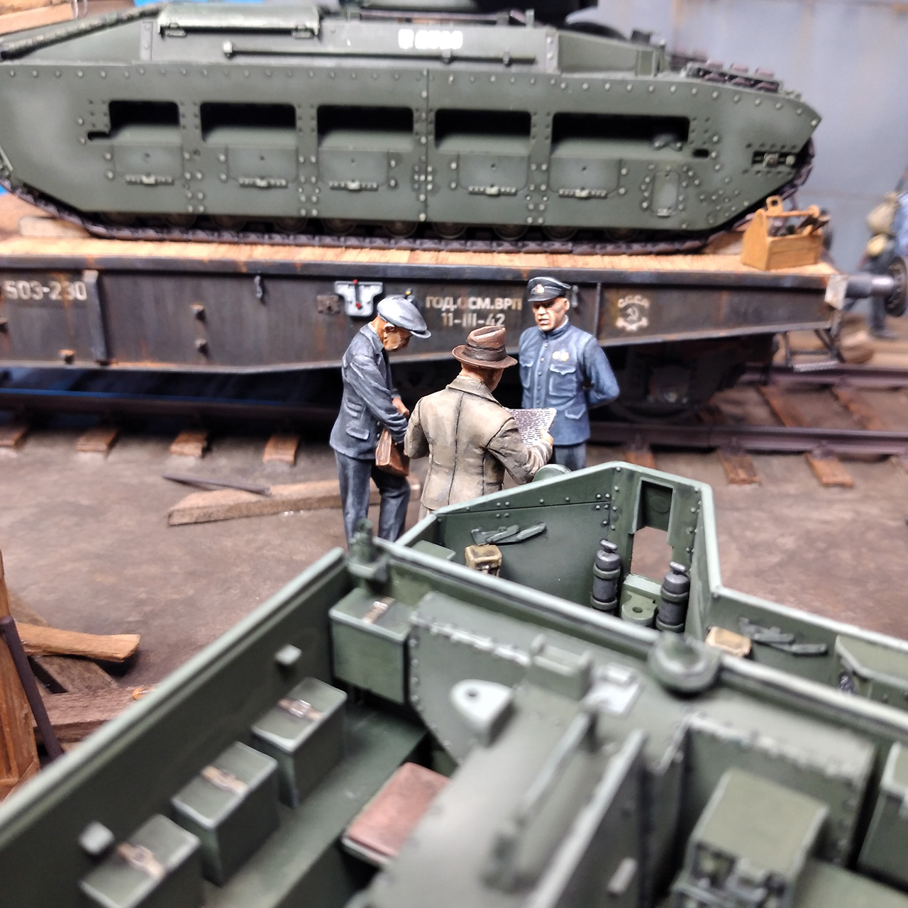 Диорамы и виньетки: Ленд-лиз. Арктический конвой, фото #19