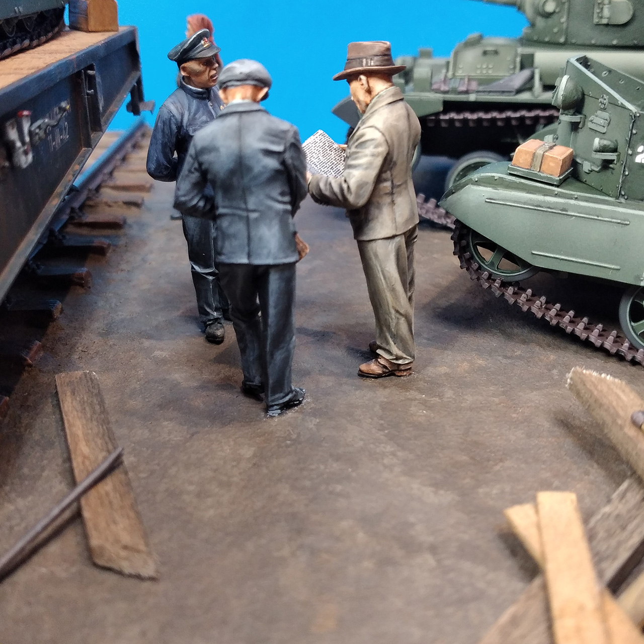 Диорамы и виньетки: Ленд-лиз. Арктический конвой, фото #21