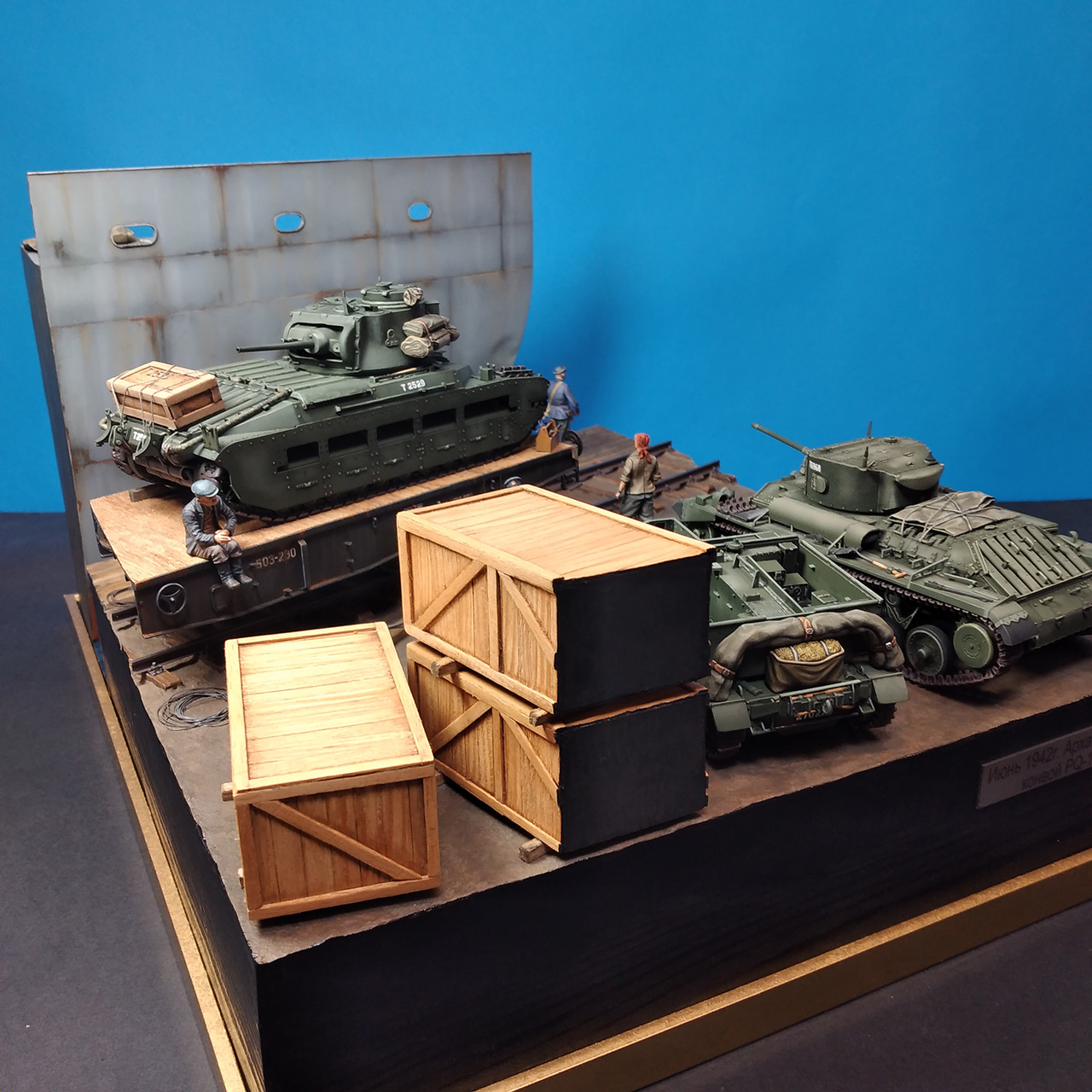 Диорамы и виньетки: Ленд-лиз. Арктический конвой, фото #3