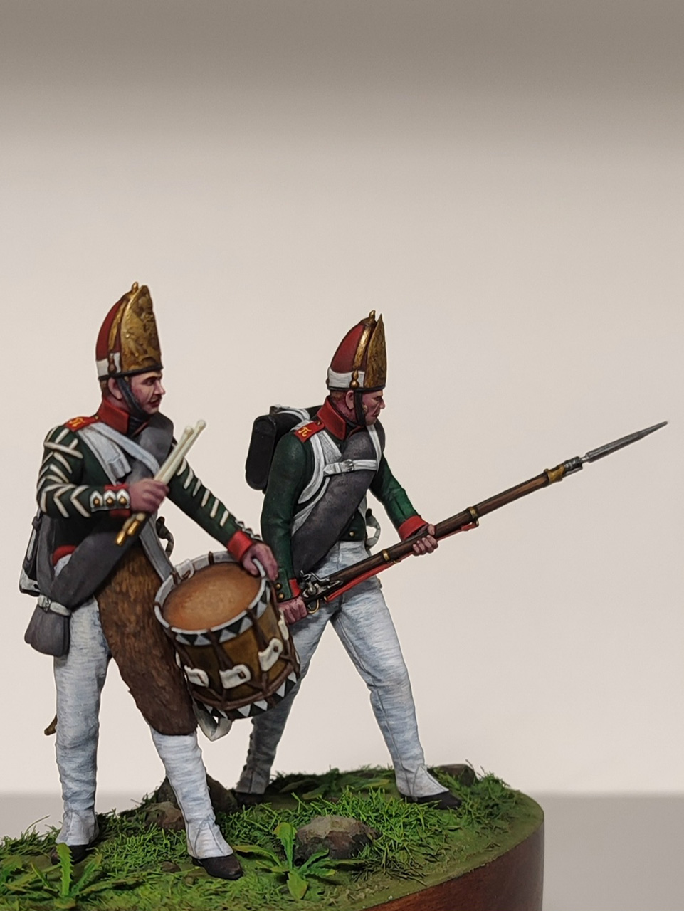 Фигурки: Барабанщик и фузилёр Павловского гренадерского полка, фото #1