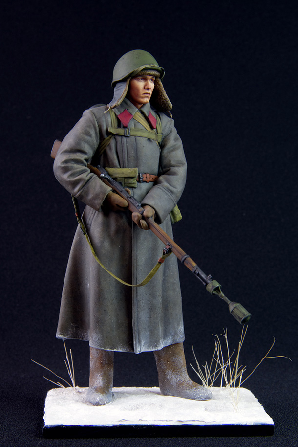 Figures: Red Army rifleman with VGPS-41, winter 1941-42