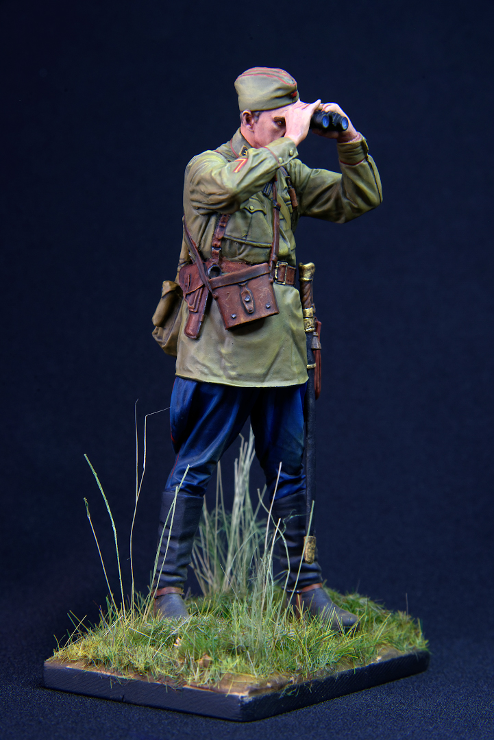 Figures: Red Army artillery commander, summer 1939-41, photo #2