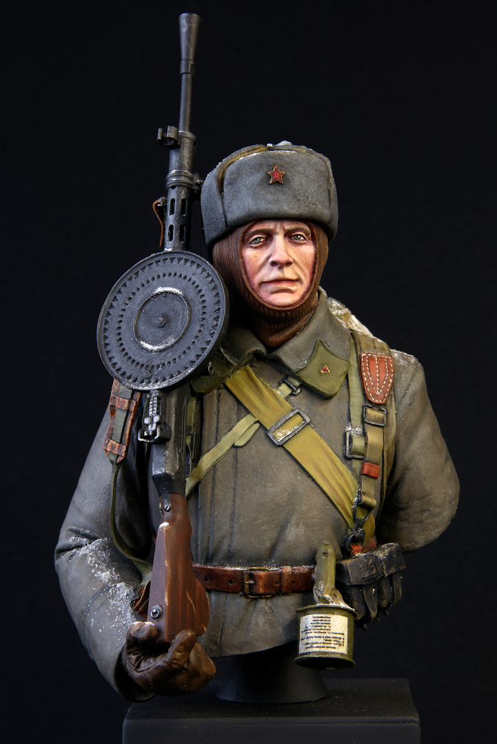 Figures: Red Army machine gunner, 1942, photo #2