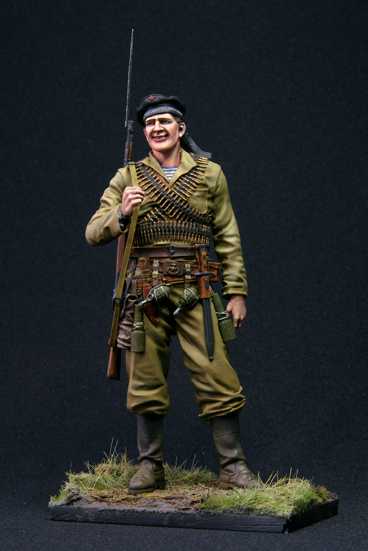 Figures: Recon platoon commander, Baltic Sea fleet. 1941, photo #1