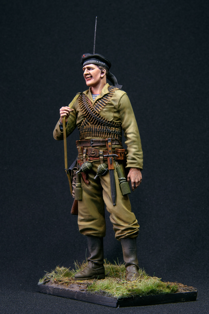 Figures: Recon platoon commander, Baltic Sea fleet. 1941, photo #2