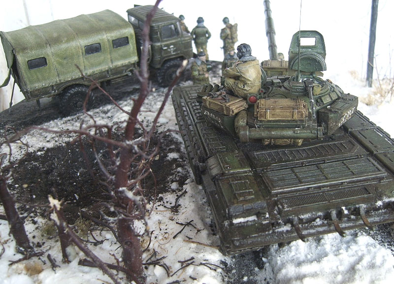 Диорамы и виньетки: Первый снег, фото #2