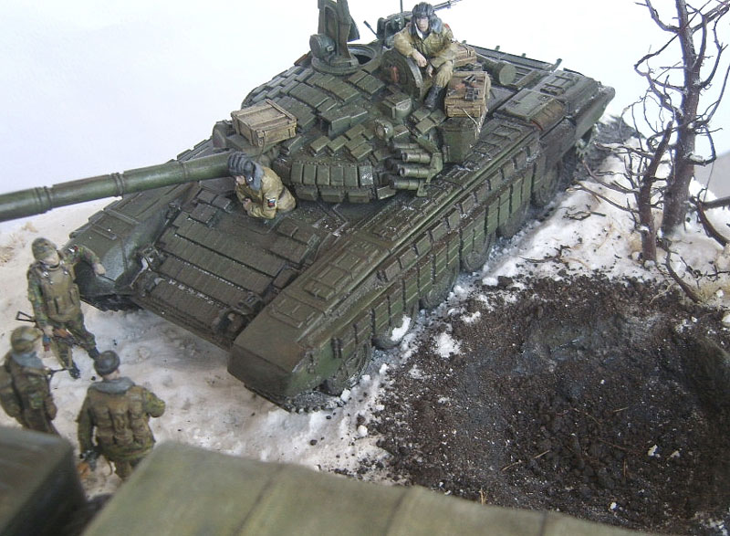 Диорамы и виньетки: Первый снег, фото #4