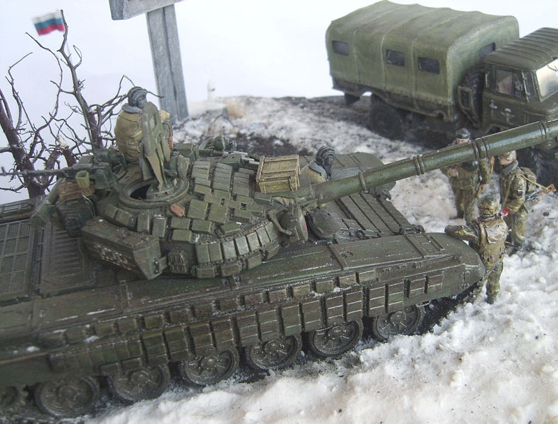 Диорамы и виньетки: Первый снег, фото #5