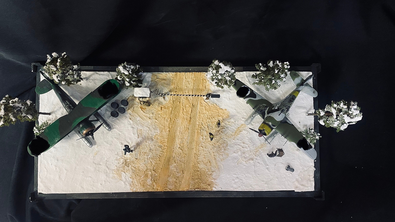 Диорамы и виньетки: Финский полевой аэродром, фото #3