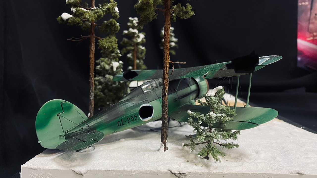 Диорамы и виньетки: Финский полевой аэродром, фото #6