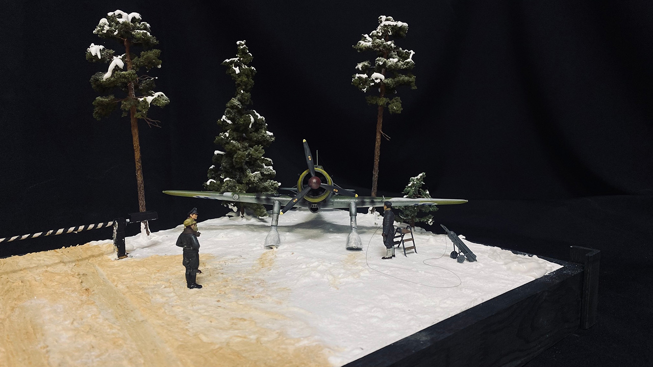 Диорамы и виньетки: Финский полевой аэродром, фото #9