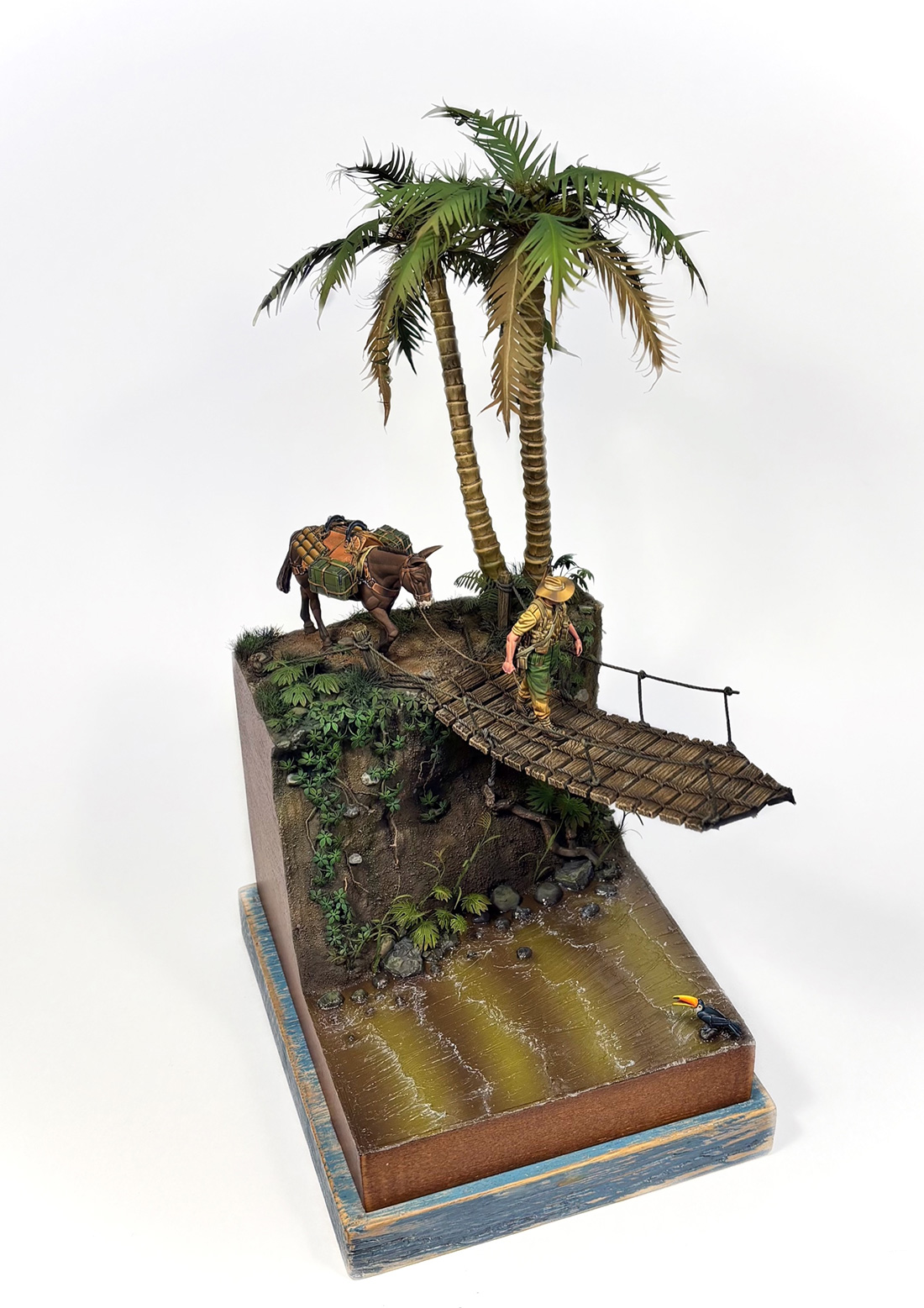 Диорамы и виньетки: Чиндит с мулом (период 2МВ), фото #1