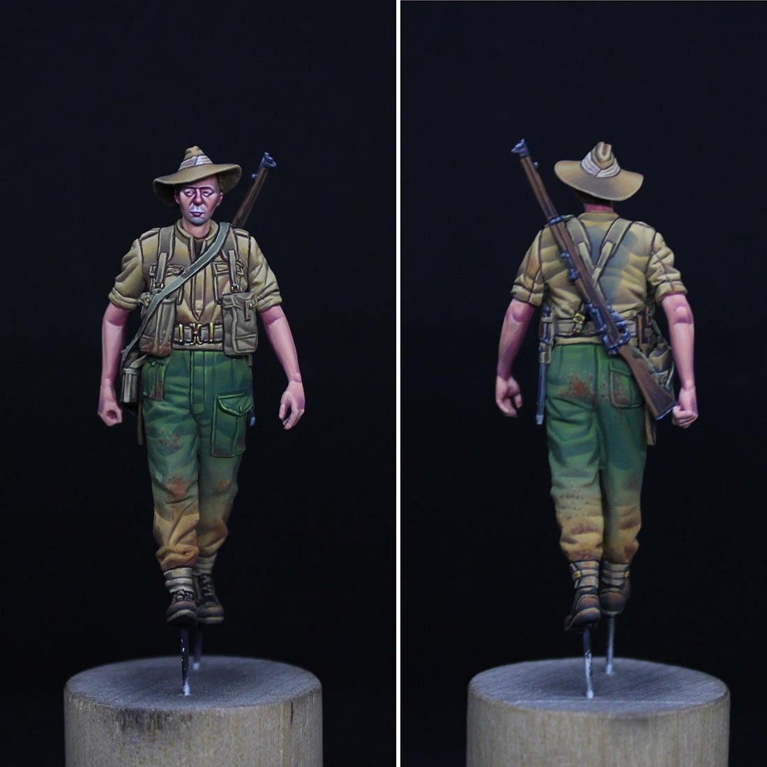 Диорамы и виньетки: Чиндит с мулом (период 2МВ), фото #10