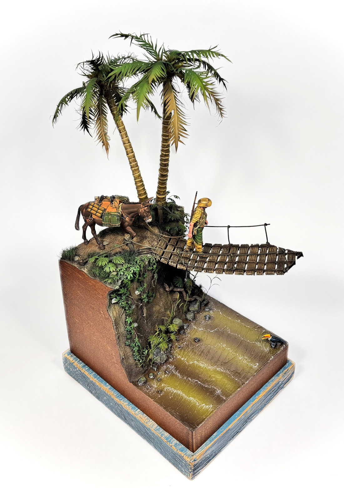 Диорамы и виньетки: Чиндит с мулом (период 2МВ), фото #3