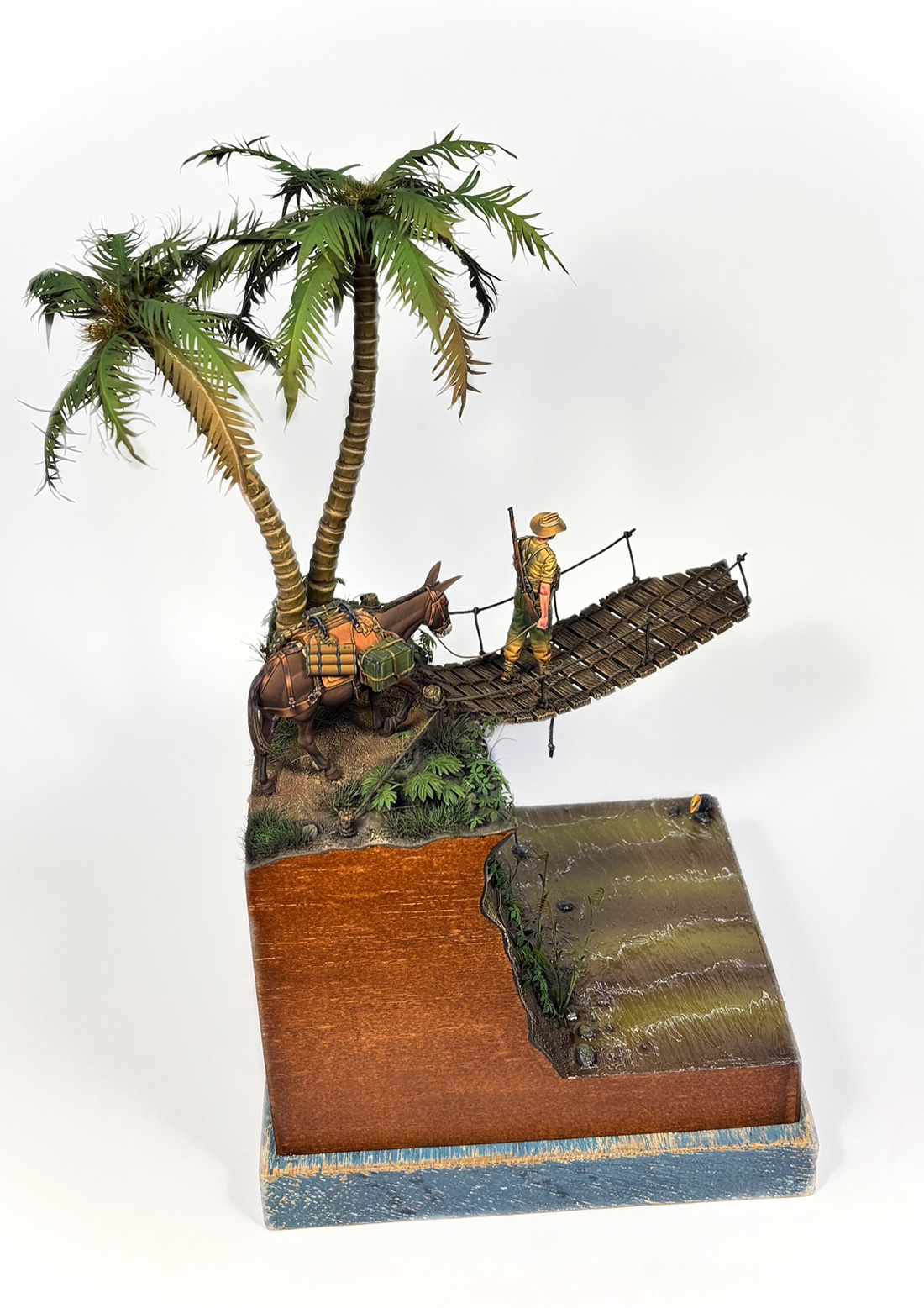 Диорамы и виньетки: Чиндит с мулом (период 2МВ), фото #4