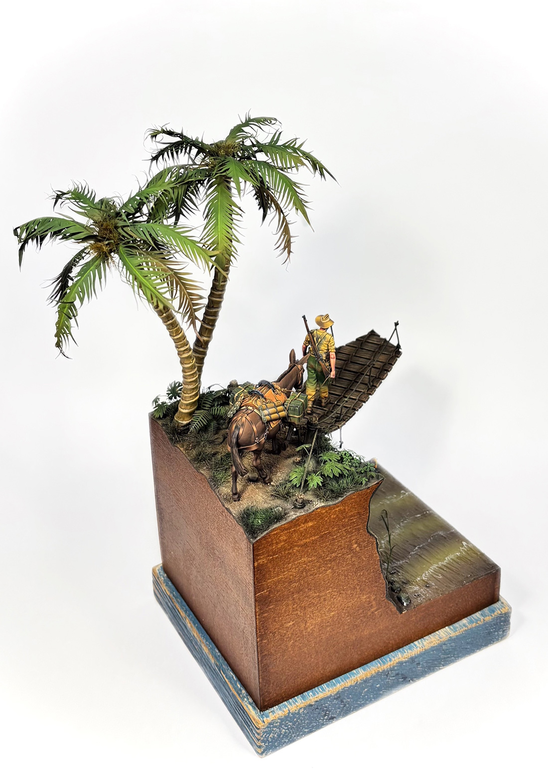 Диорамы и виньетки: Чиндит с мулом (период 2МВ), фото #5