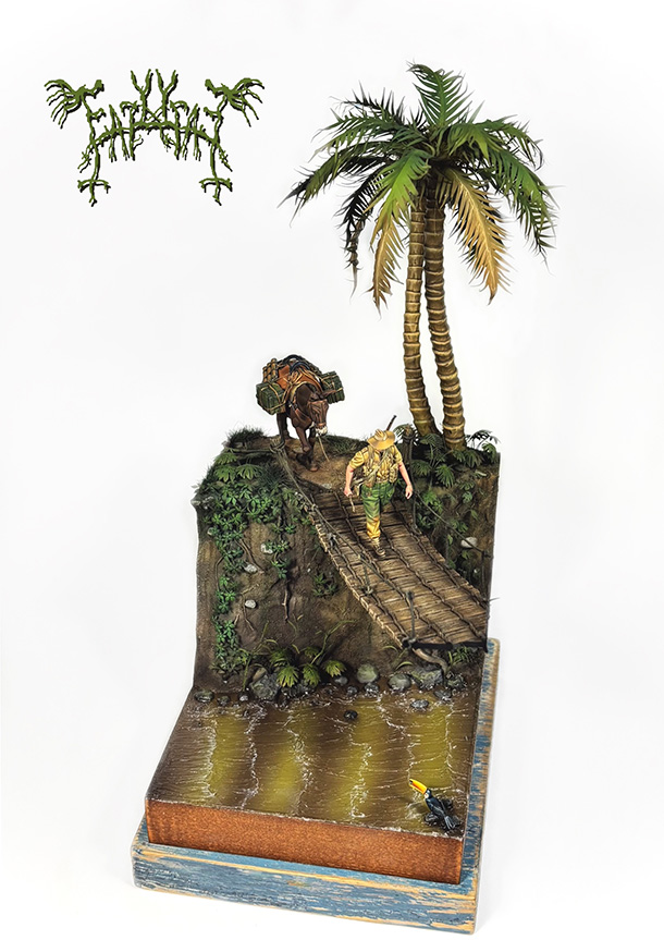 Dioramas and Vignettes: Chindit with a mule, WW2