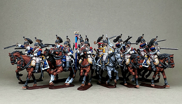 Фигурки:  10-й кирасирский полк