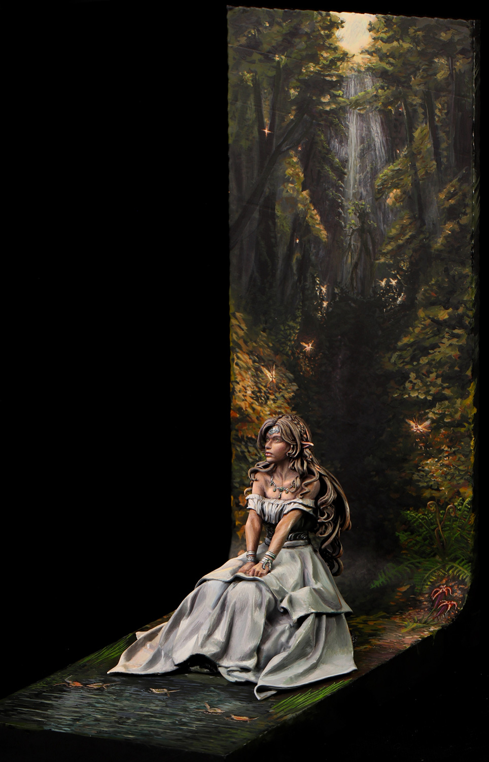 Dioramas and Vignettes: Eight pixies, lily, lily, ent, photo #1