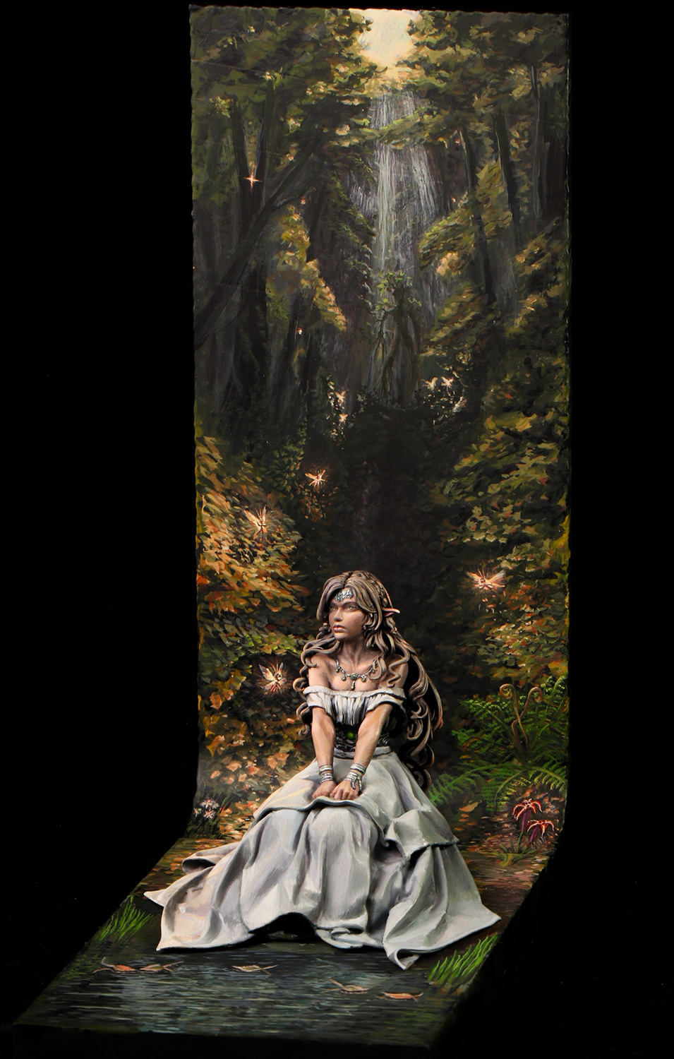 Dioramas and Vignettes: Eight pixies, lily, lily, ent, photo #2