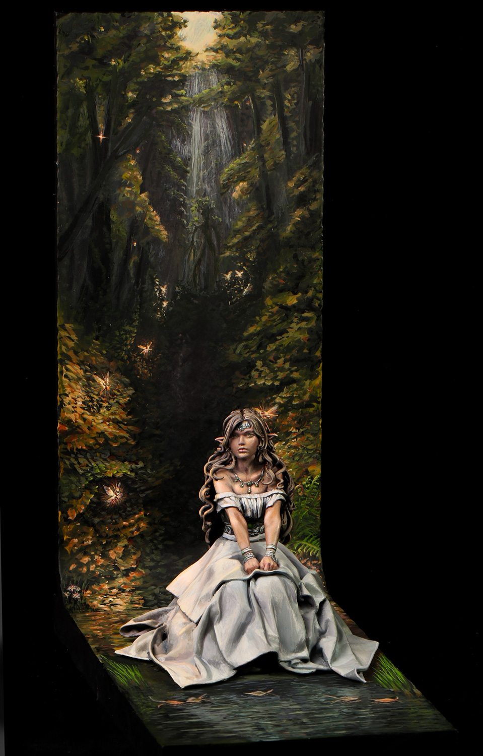 Dioramas and Vignettes: Eight pixies, lily, lily, ent, photo #4