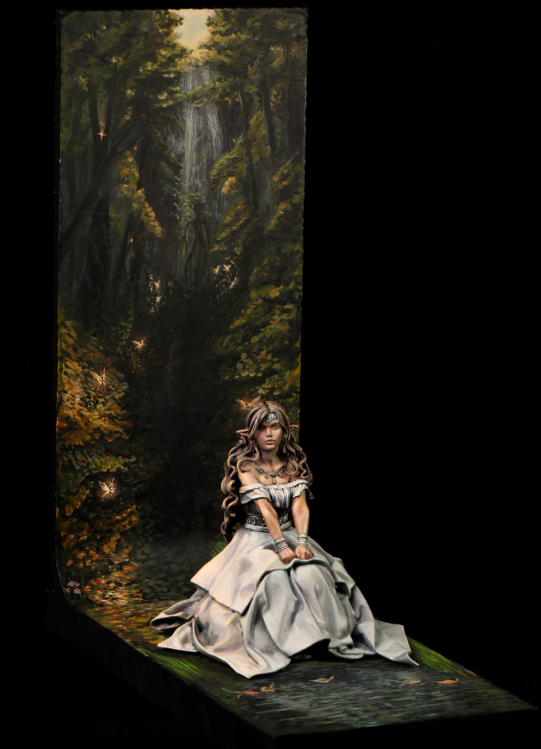 Dioramas and Vignettes: Eight pixies, lily, lily, ent, photo #5