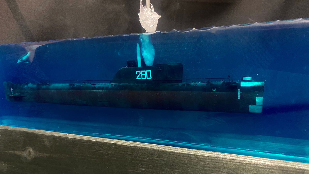 Диорамы и виньетки: Подводная лодка проекта 658М, фото #4