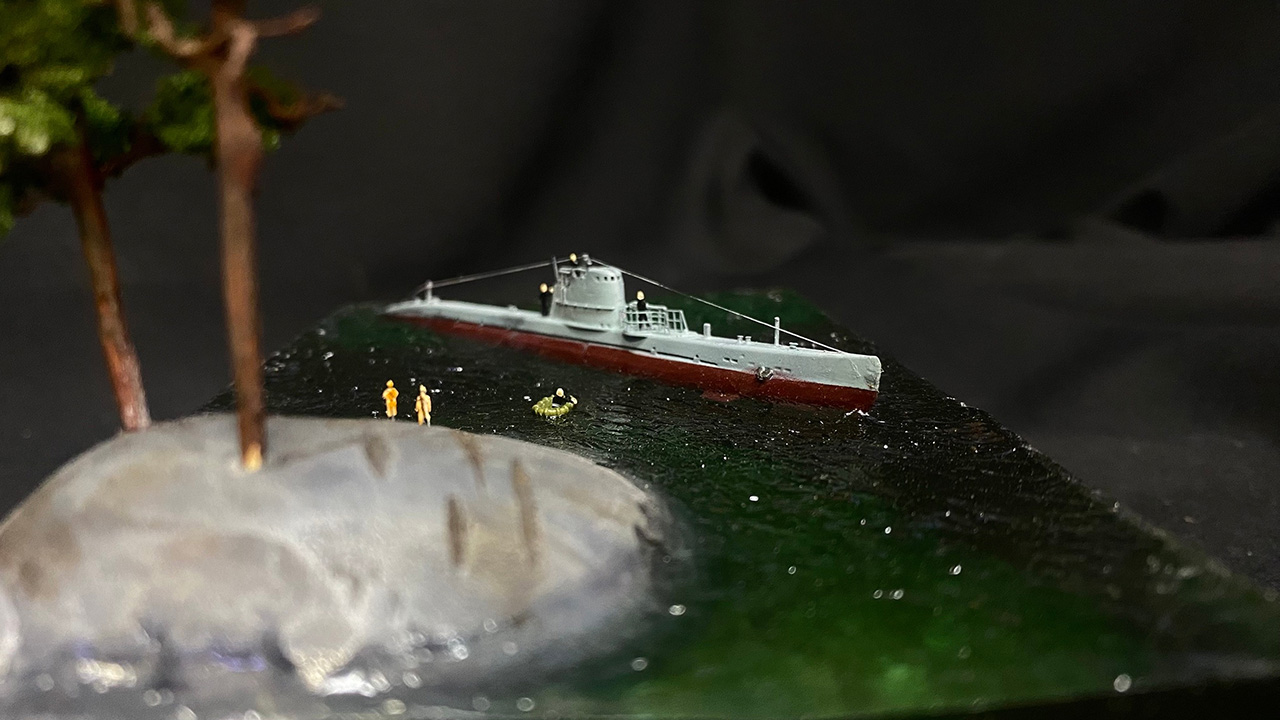 Dioramas and Vignettes: M-77 Malyutka in Ladoga skerries. 1943, photo #5