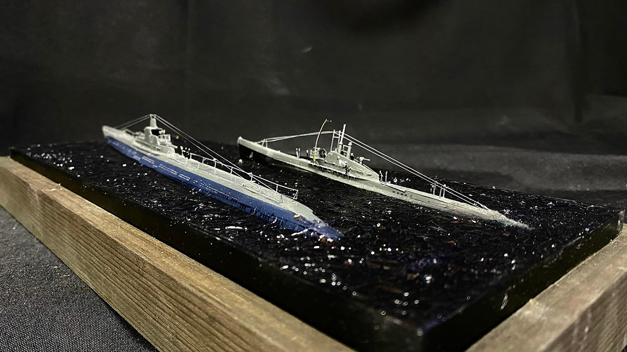 Диорамы и виньетки: &laquo;Щука&raquo; под парусом. Апрель 1942 года, фото #4