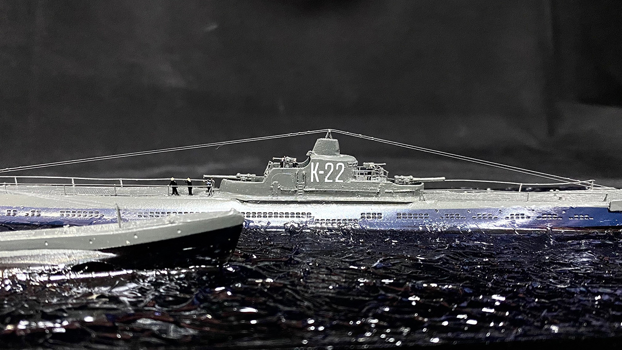 Диорамы и виньетки: &laquo;Щука&raquo; под парусом. Апрель 1942 года, фото #5