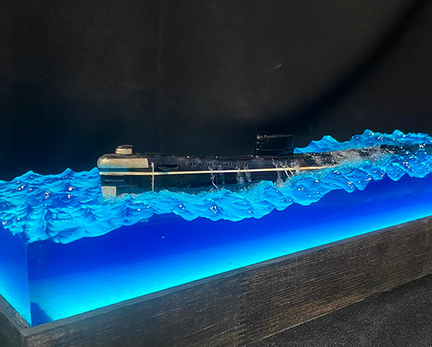 Диорамы и виньетки: Подводная лодка проекта 659Т