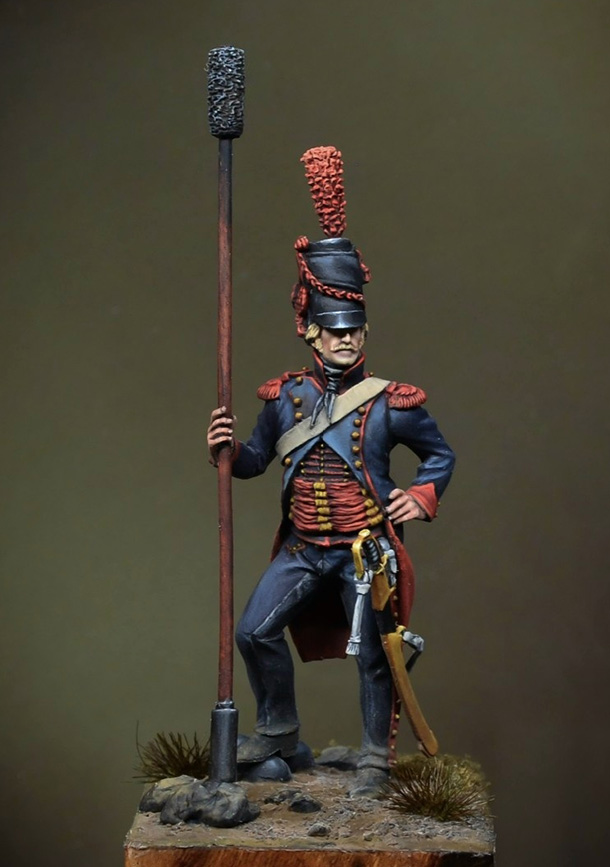 Фигурки: Французский артиллерист в битве при Моренго, 1800 г.