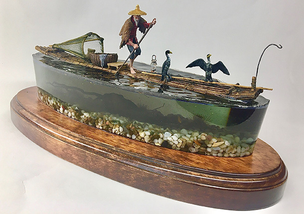 Диорамы и виньетки: На маленьком плоту…