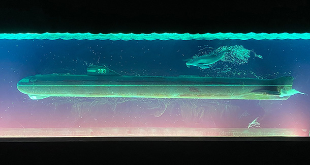 Диорамы и виньетки: К-3 проекта 627 &laquo;Кит&raquo;