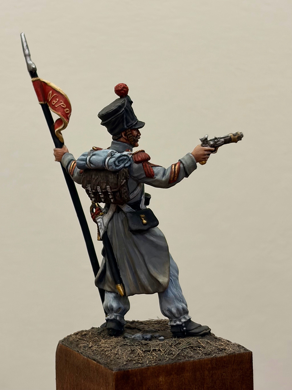 Фигурки: Старший сержант, 2-й орлоносец 14-го линейного полка, Франция 1812-15 гг., фото #3