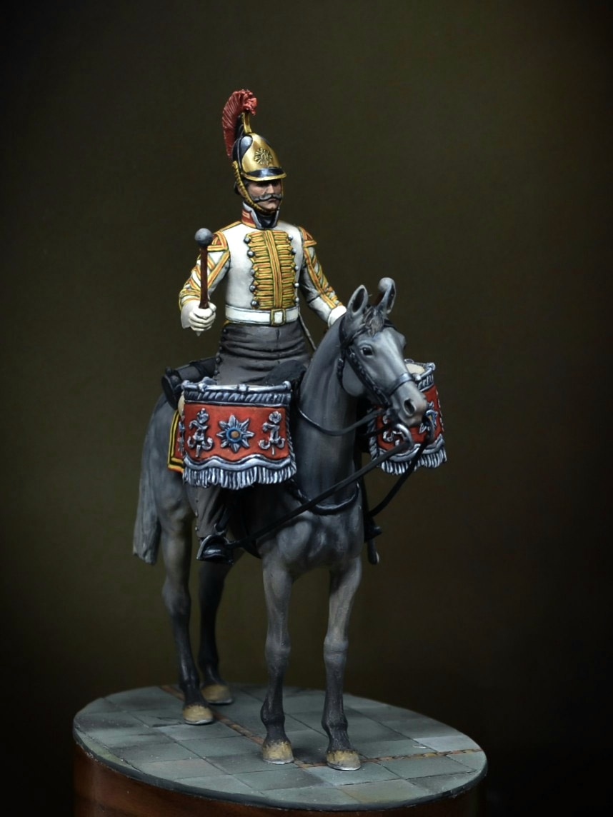 Фигурки: Литаврщик кавалергардского полка. 1812 г., фото #1