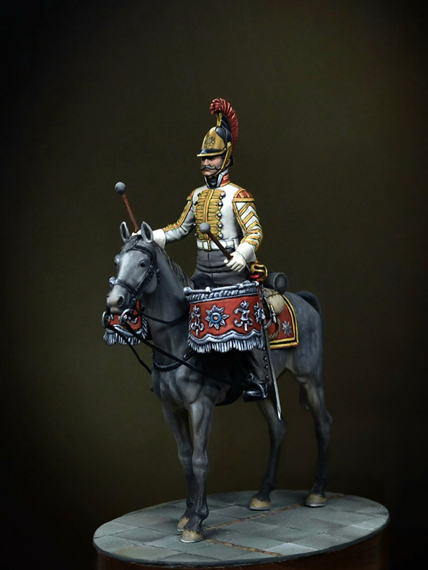 Фигурки: Литаврщик кавалергардского полка. 1812 г.