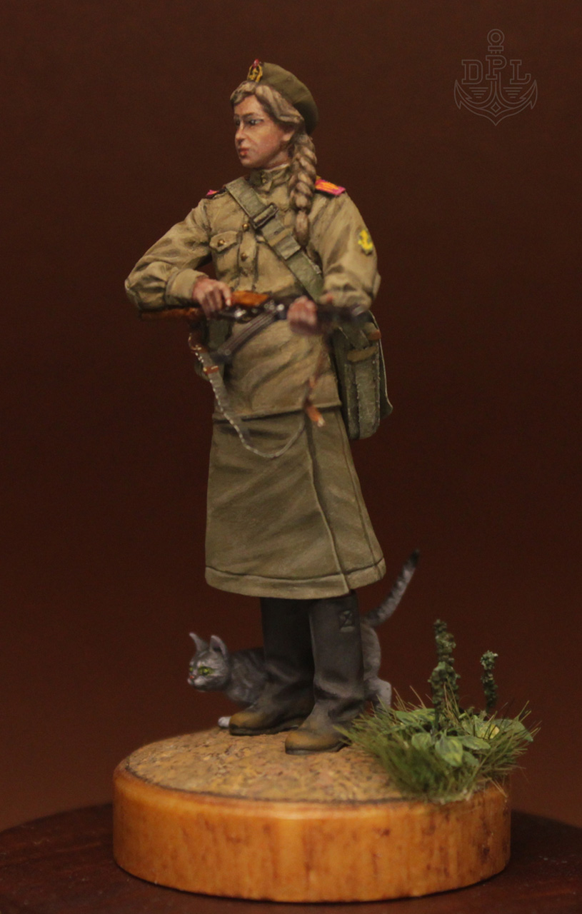 Фигурки: Санинструктор 355-го ОБМП ШСБО ТОФ, август 1945 г., фото #2