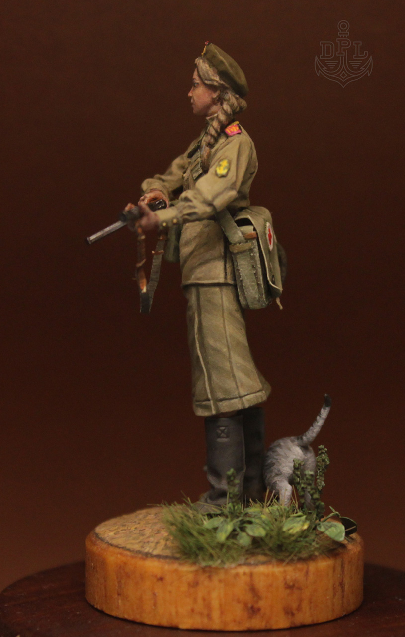 Фигурки: Санинструктор 355-го ОБМП ШСБО ТОФ, август 1945 г., фото #3