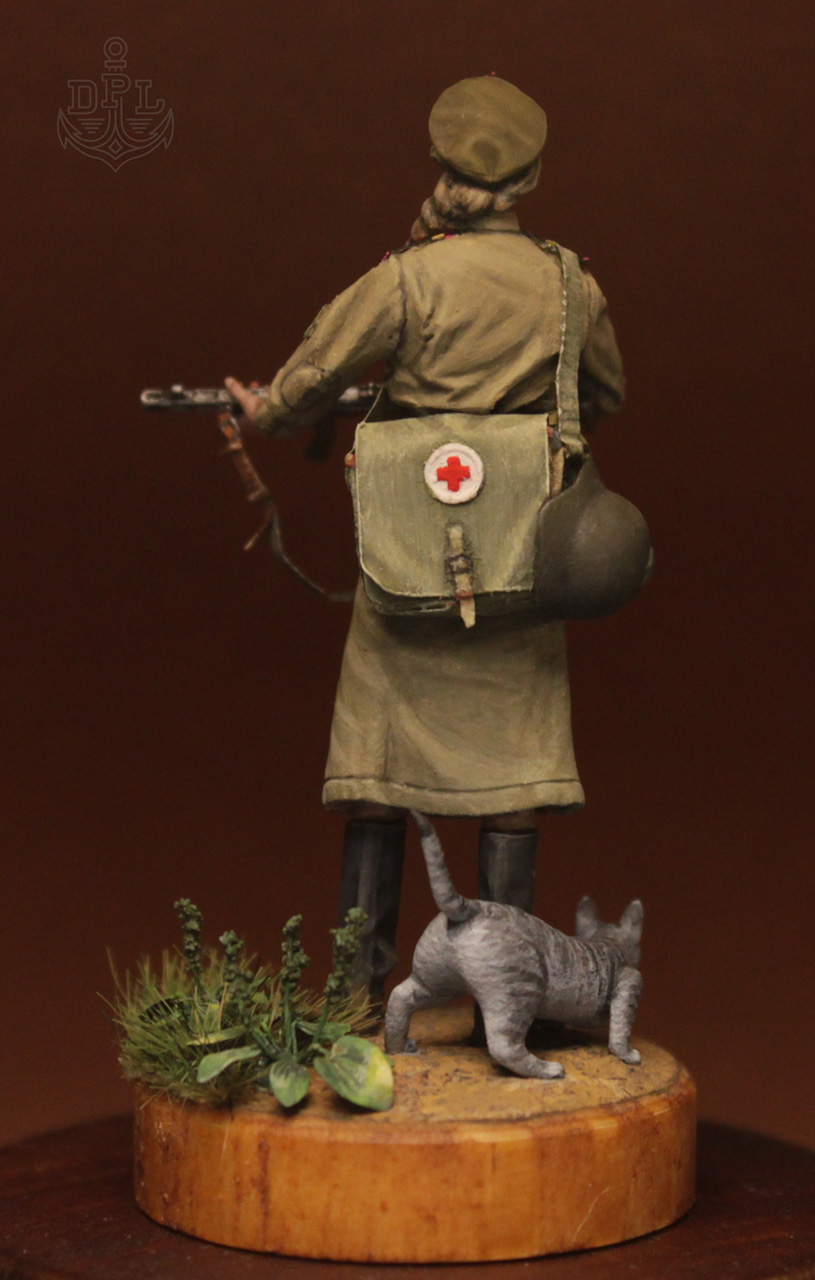 Фигурки: Санинструктор 355-го ОБМП ШСБО ТОФ, август 1945 г., фото #5