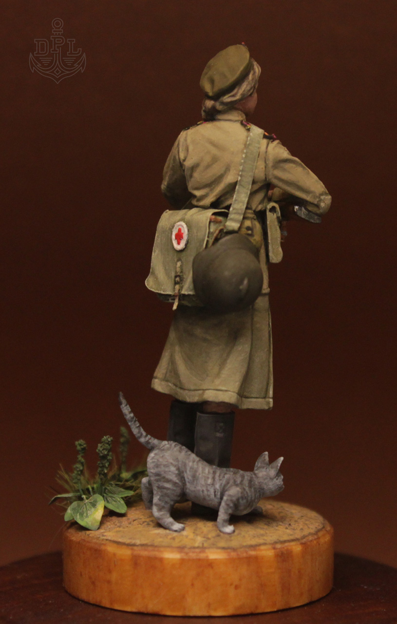 Фигурки: Санинструктор 355-го ОБМП ШСБО ТОФ, август 1945 г., фото #6