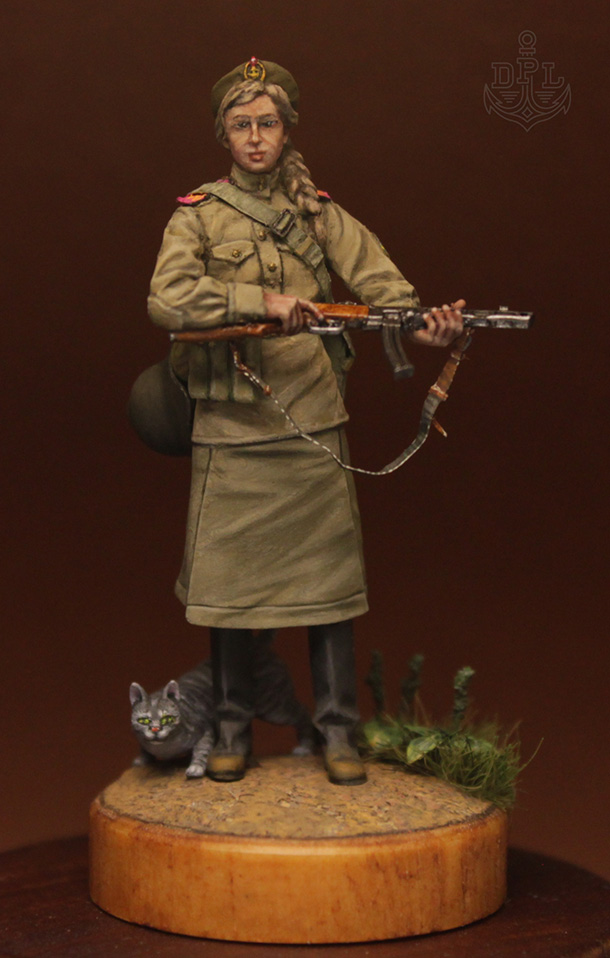 Фигурки: Санинструктор 355-го ОБМП ШСБО ТОФ, август 1945 г.