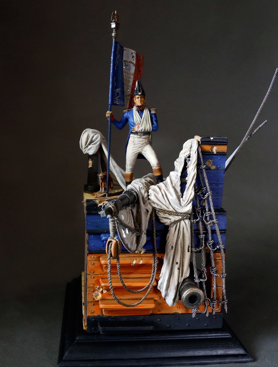 Dioramas and Vignettes: Le Redoutable battleship. Trafalgar battle, photo #1