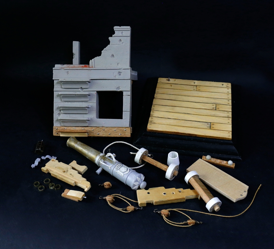 Dioramas and Vignettes: Le Redoutable battleship. Trafalgar battle, photo #10