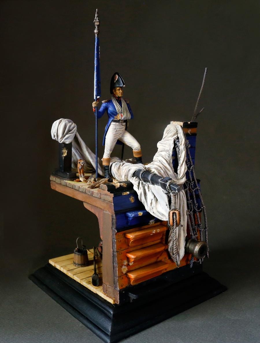 Dioramas and Vignettes: Le Redoutable battleship. Trafalgar battle, photo #2