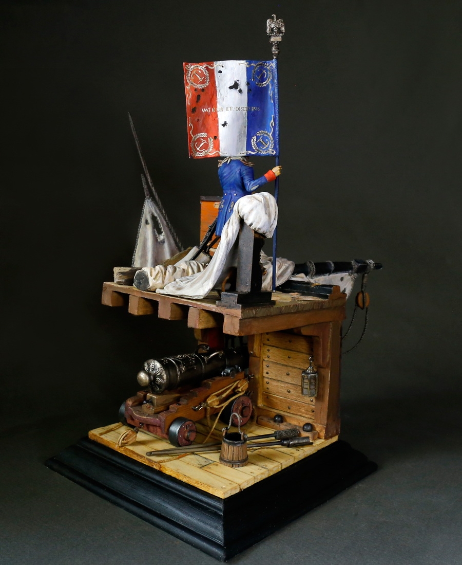 Dioramas and Vignettes: Le Redoutable battleship. Trafalgar battle, photo #3