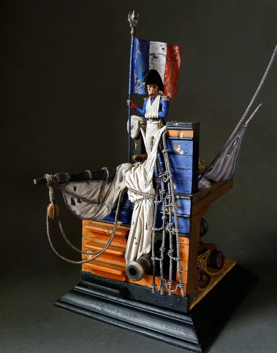 Dioramas and Vignettes: Le Redoutable battleship. Trafalgar battle, photo #4