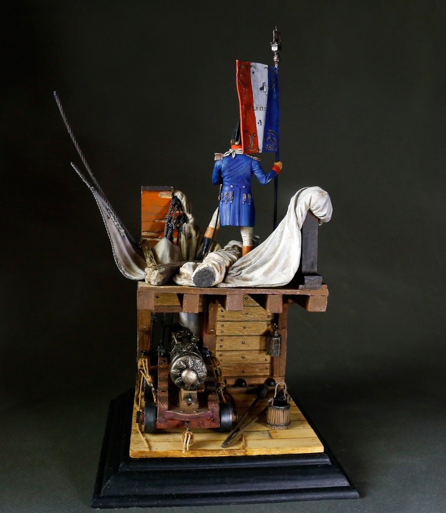 Dioramas and Vignettes: Le Redoutable battleship. Trafalgar battle, photo #5