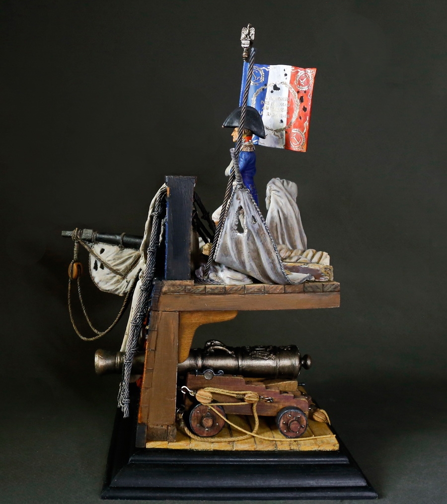 Dioramas and Vignettes: Le Redoutable battleship. Trafalgar battle, photo #6